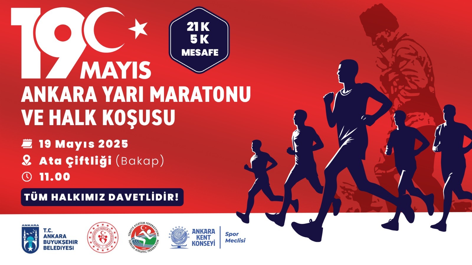 19 Mayıs'ta ATA'ya Koşuyoruz! - Ankara Kent Konseyi