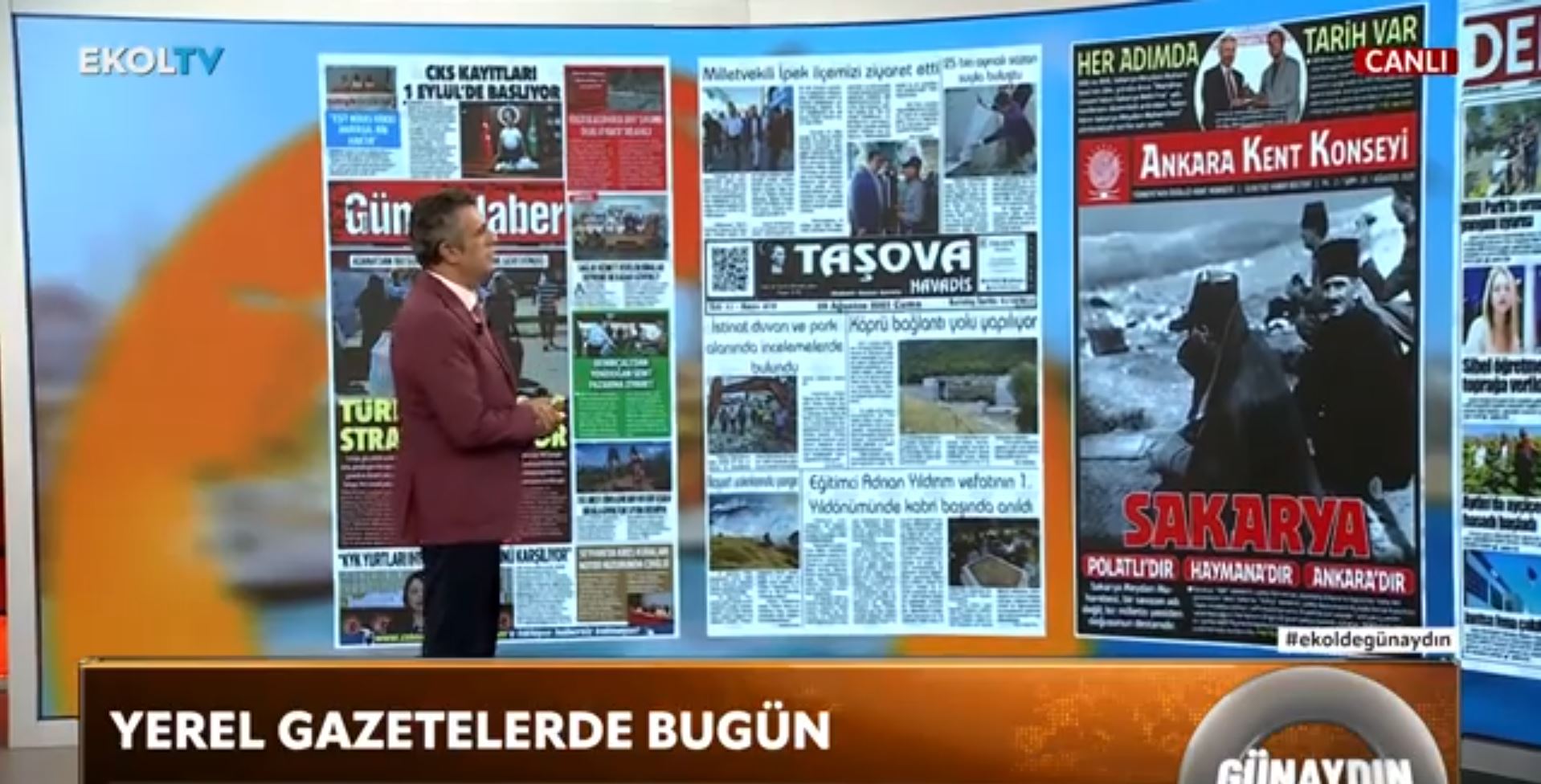 Ankara Kent Konseyi Aylık Bülteni EKOL TV'de !